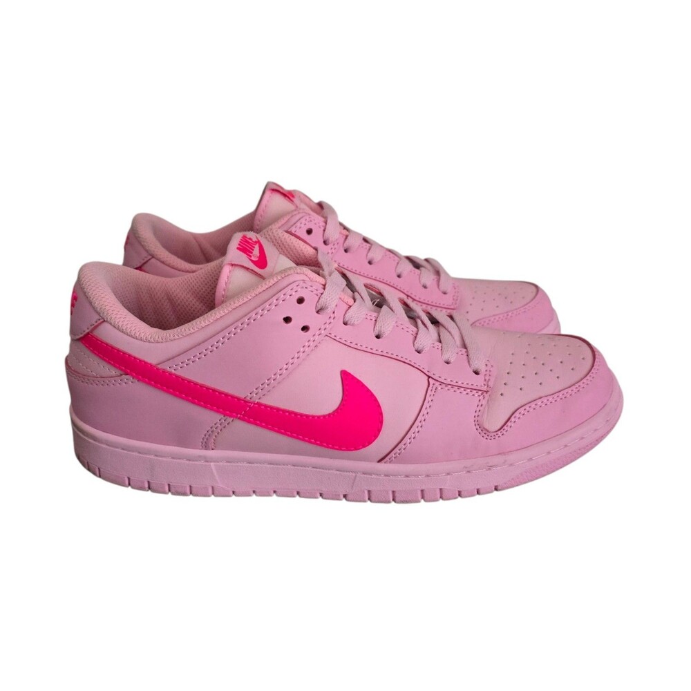Nike Pink Low Top Athletic Shoes with Hot Pink Swoosh - Picture 4 of 11
